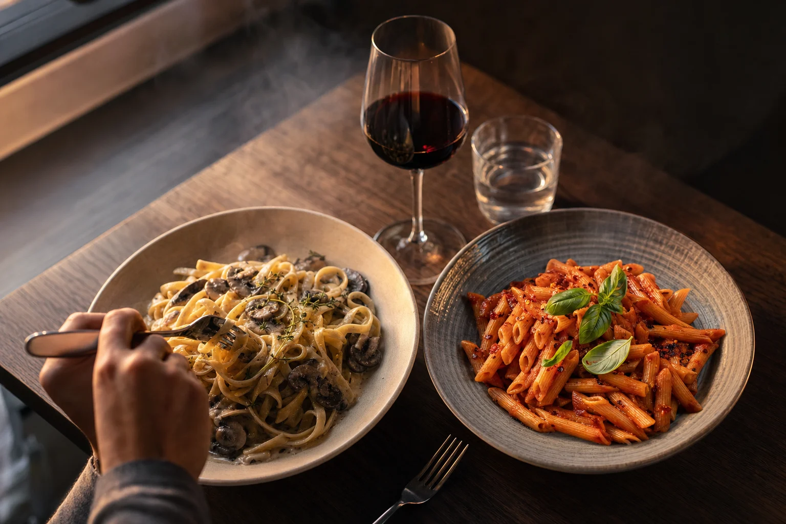 Pasta für zwei in Bonn: Wie Du ein gemeinsames Abendessen zusammenstellst, wenn jeder etwas anderes mag